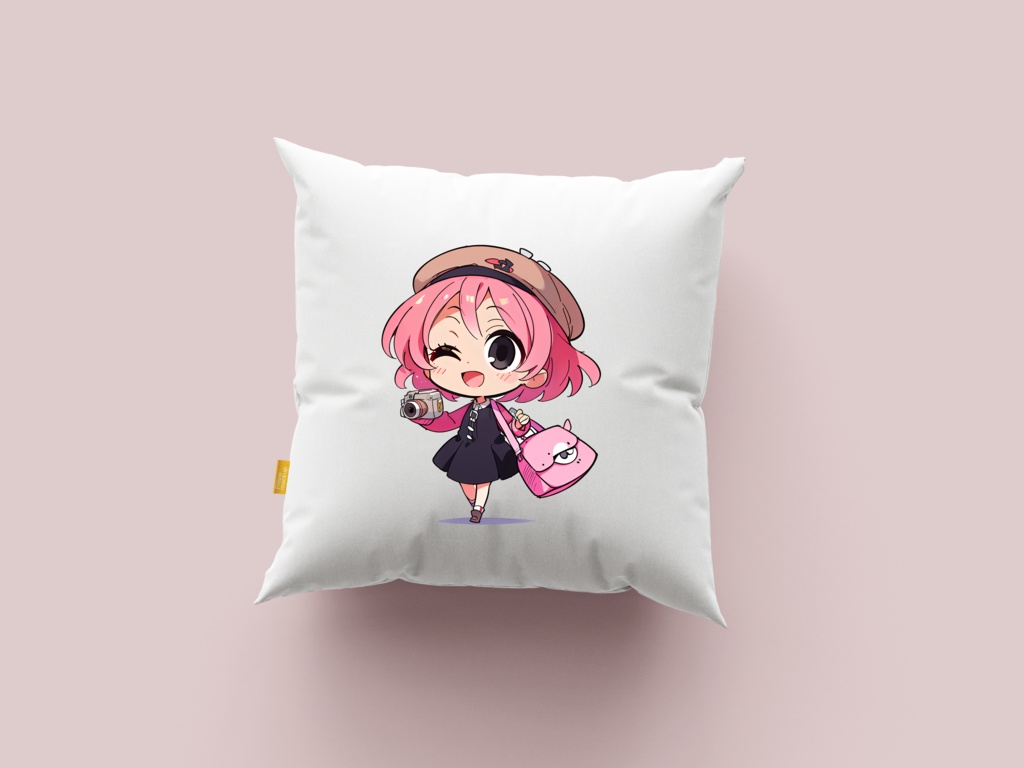 Cute digital design for sticker bundle (30P), Little girl take a photo - かわいいデジタルデザインステッカーバンドル(30P)、写真を撮る小さな女の子