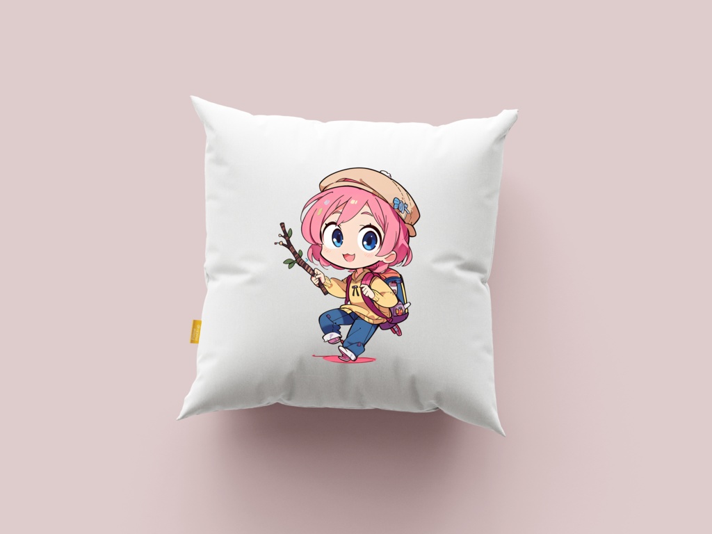 Cute digital design for sticker bundle (30P), Little girl is trekking - かわいいデジタルデザインステッカーバンドル(30P)、小さな女の子がトレッキングしています