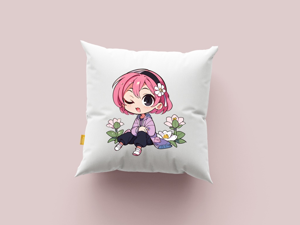 Cute digital design for sticker bundle (30P), Little girl flowers - かわいいデジタルデザインステッカーバンドル(30P)、小さな女の子の花