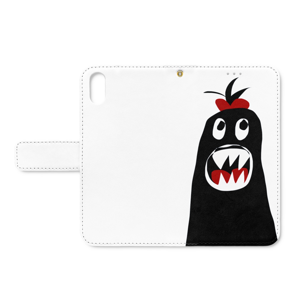 モンス/ロング*手帳型iPhoneケース
