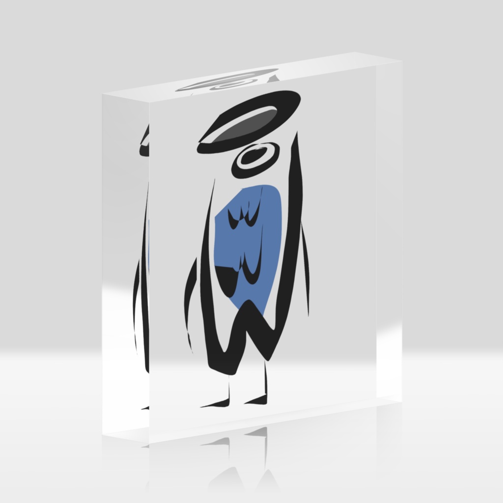 こいのぼり/青*アクリルブロック