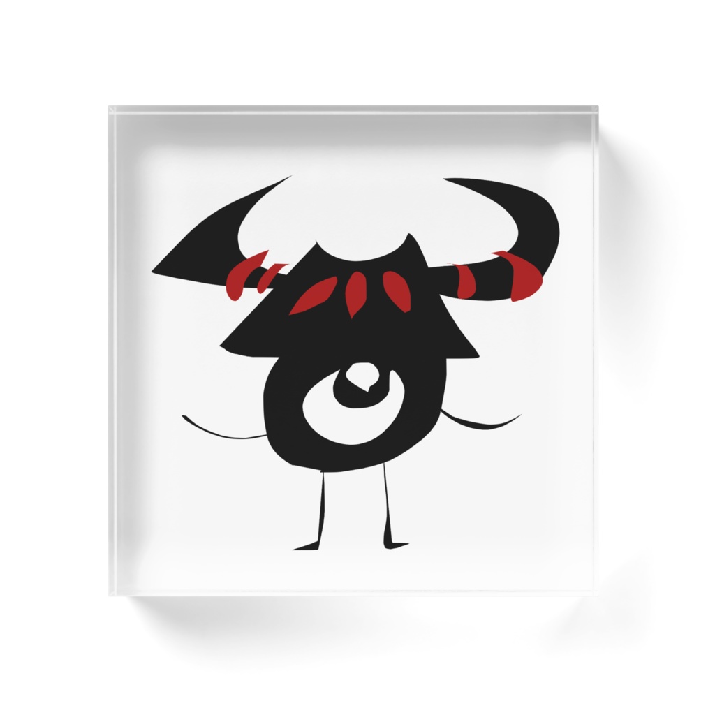 兜と僕/赤*アクリルブロック