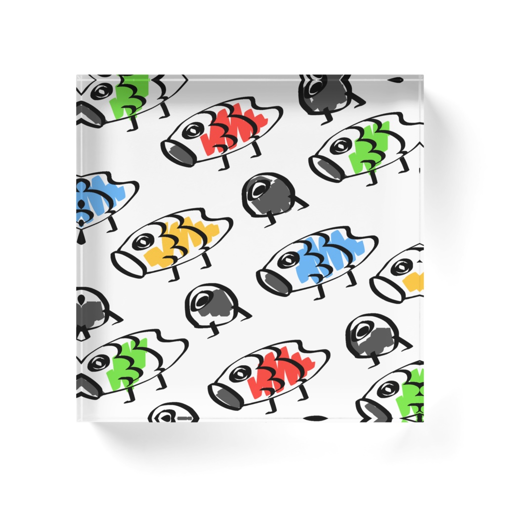 こいのぼりと僕*アクリルブロック