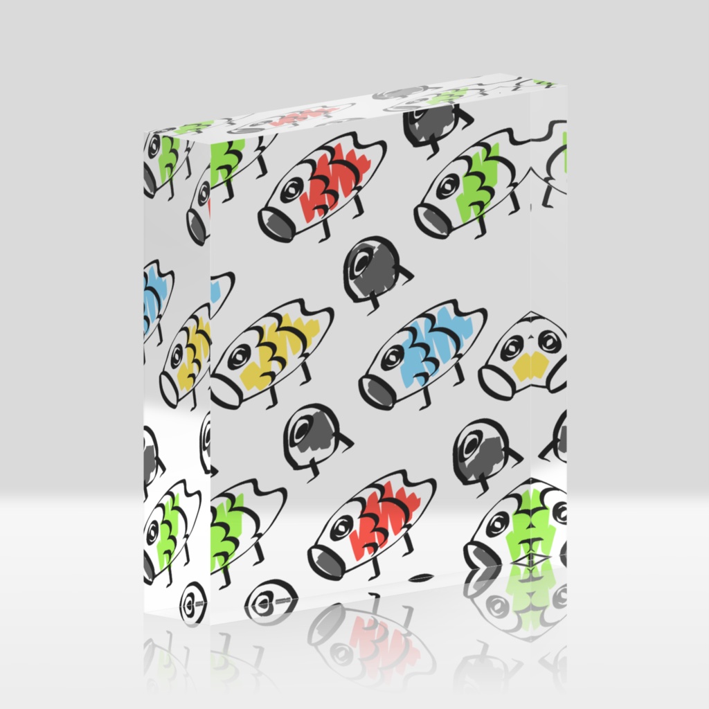 こいのぼりと僕*アクリルブロック