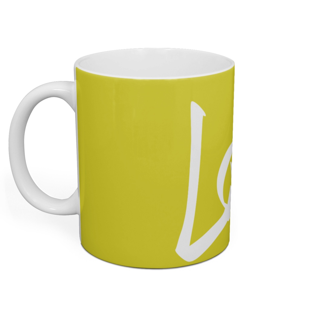 LOVE/イエロー*マグカップ