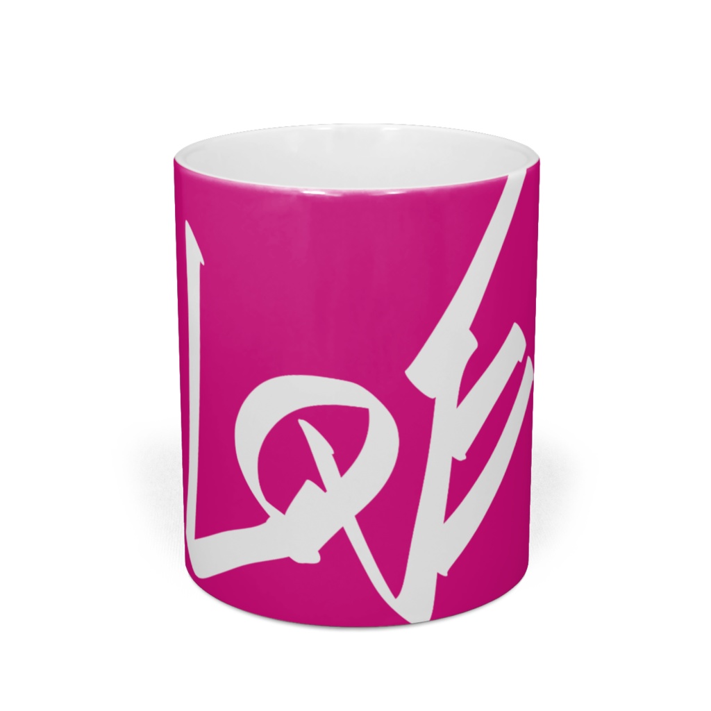 LOVE/ピンク*マグカップ