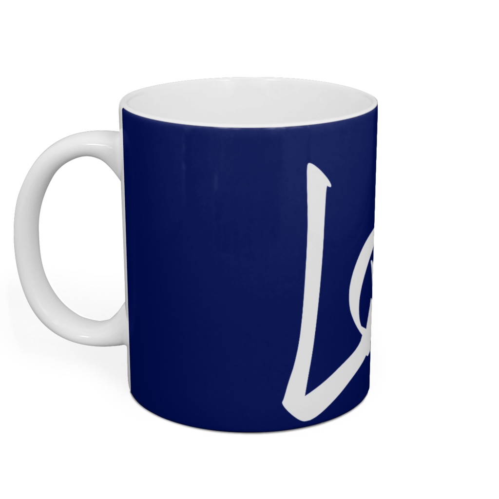 LOVE/ブルー*マグカップ