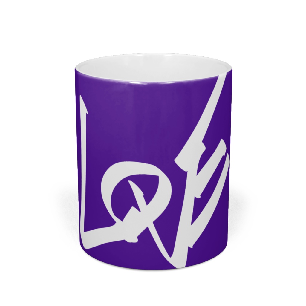 LOVE/パープル*マグカップ