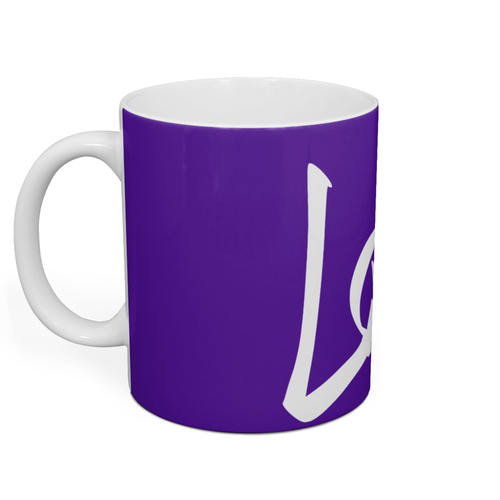 LOVE/パープル*マグカップ
