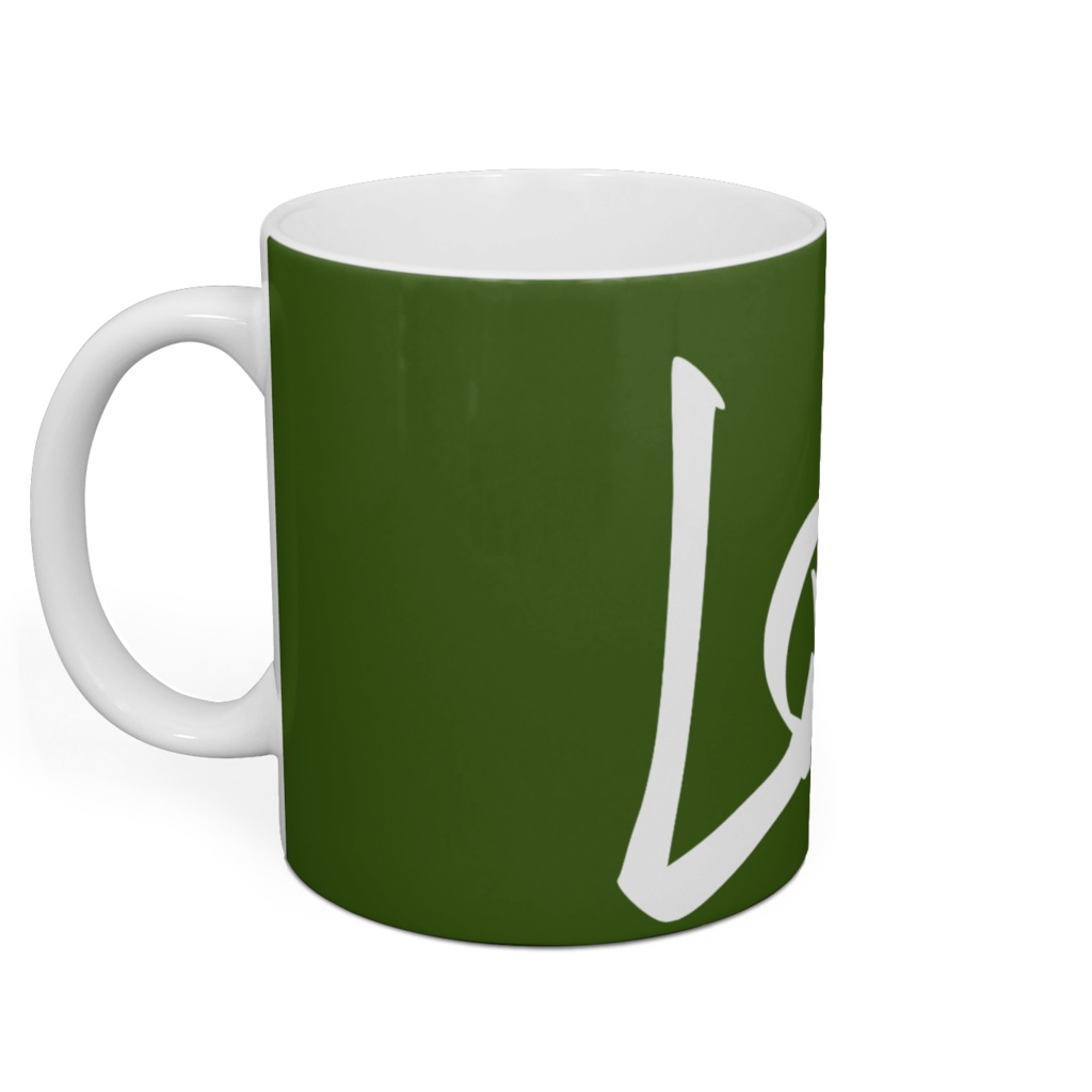 LOVE/グリーン*マグカップ