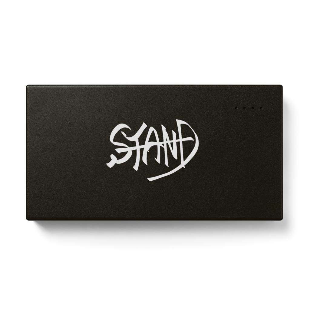 STAND/ブラック*モバイルバッテリー