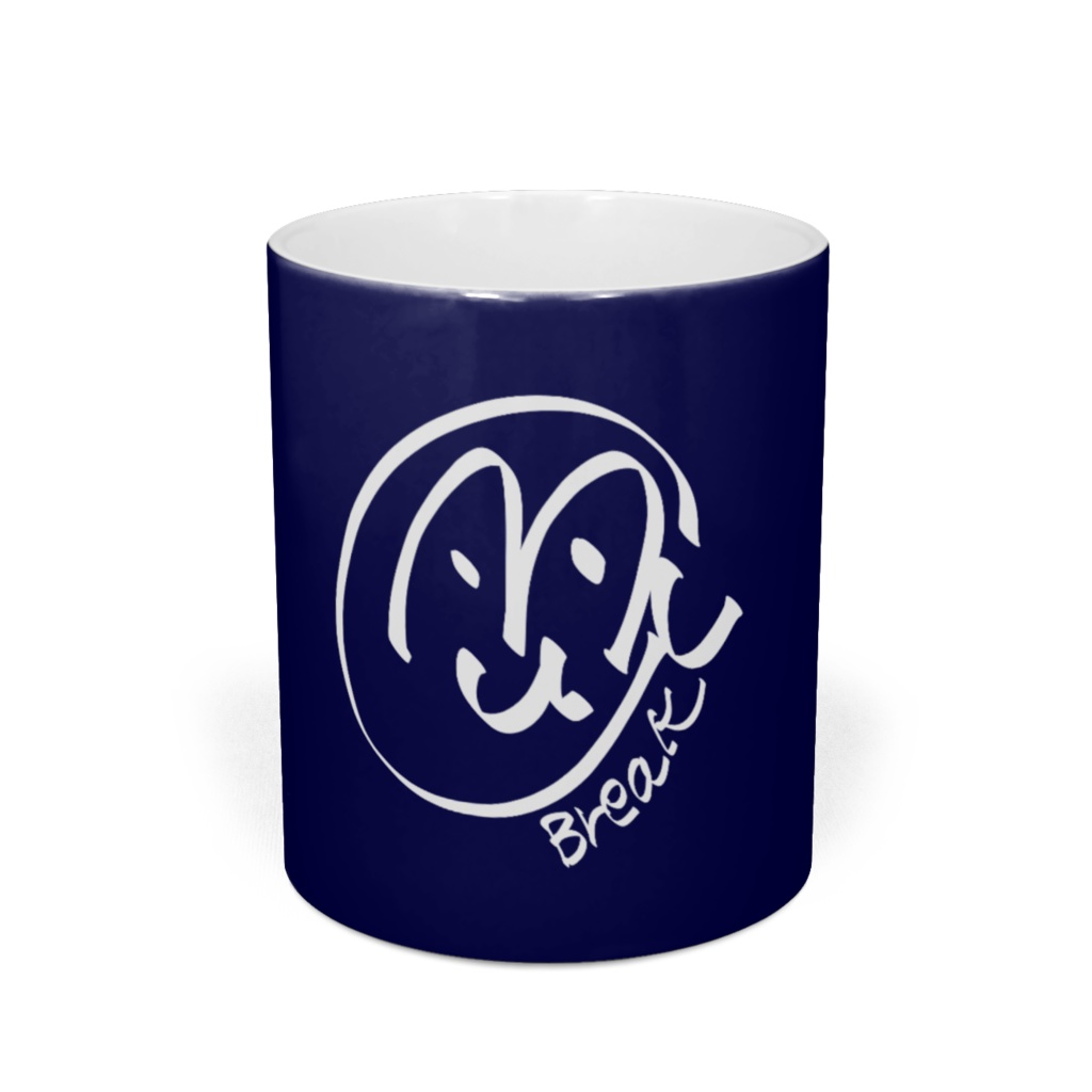 Break/ブルー*マグカップ