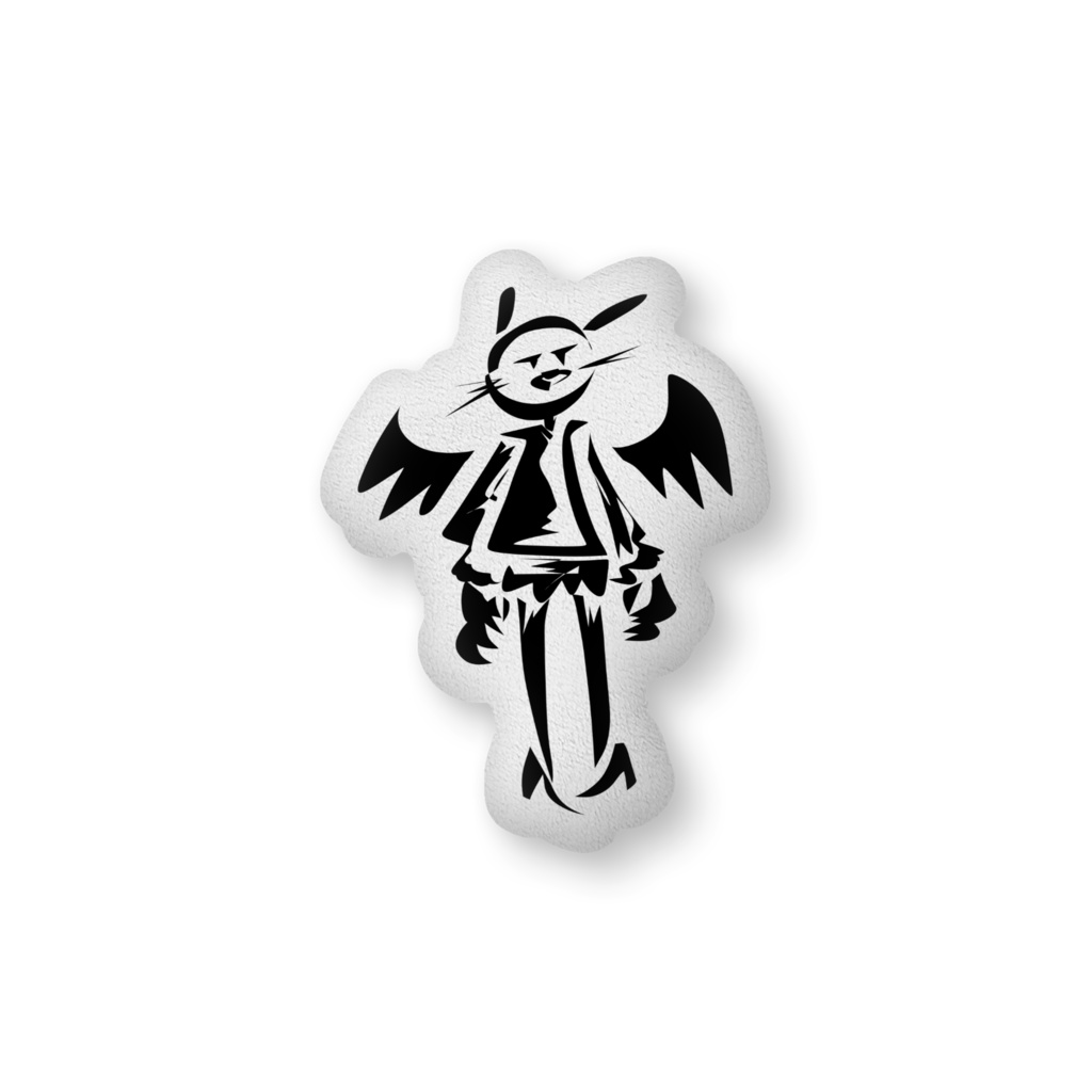 うさぎちゃん/悪魔*ふかふかクッション