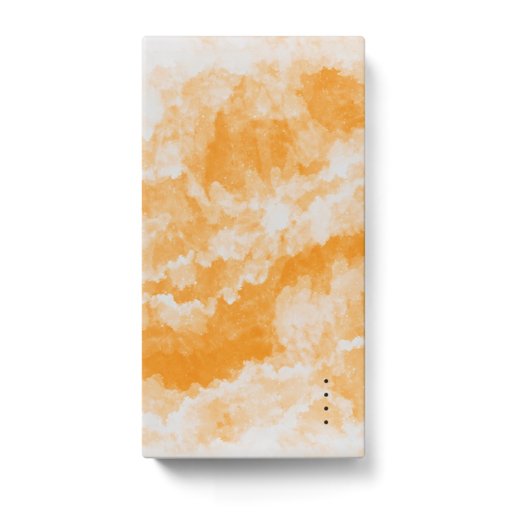 Sky/orange*モバイルバッテリー