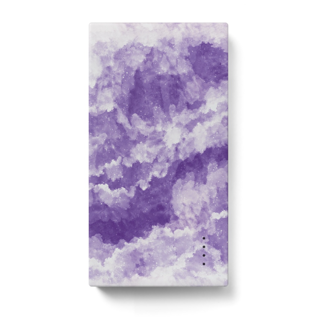 Sky/purple*モバイルバッテリー