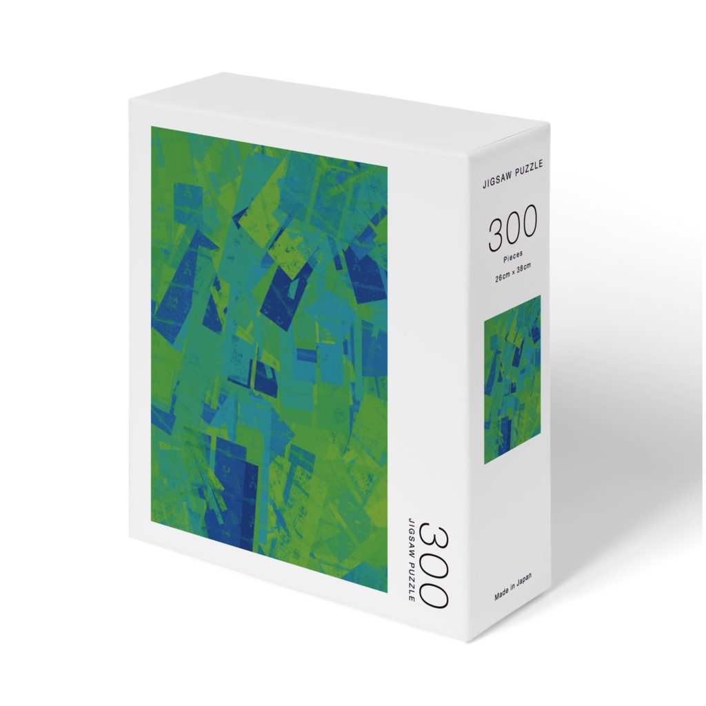カラフル/グリーンブルー*パズル