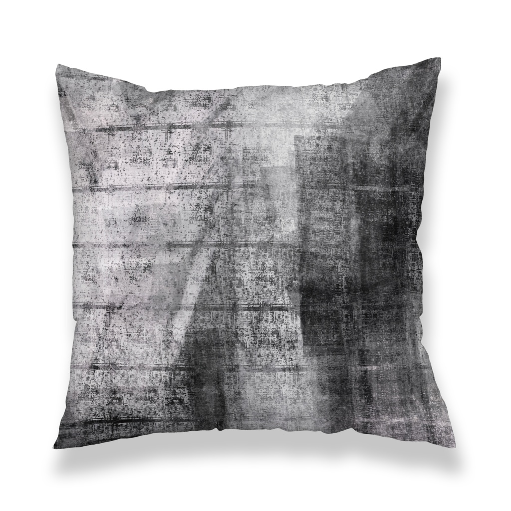 ブラックホワイト*クッションカバー