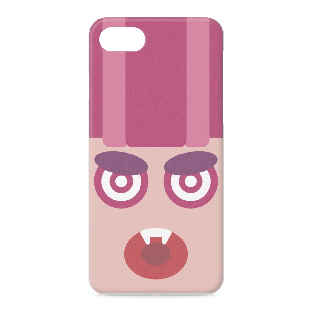 【正面のみ印刷】vampire/ピンク*iPhoneケース