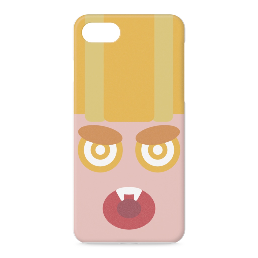 【正面のみ印刷】vampire/イエロー*iPhoneケース