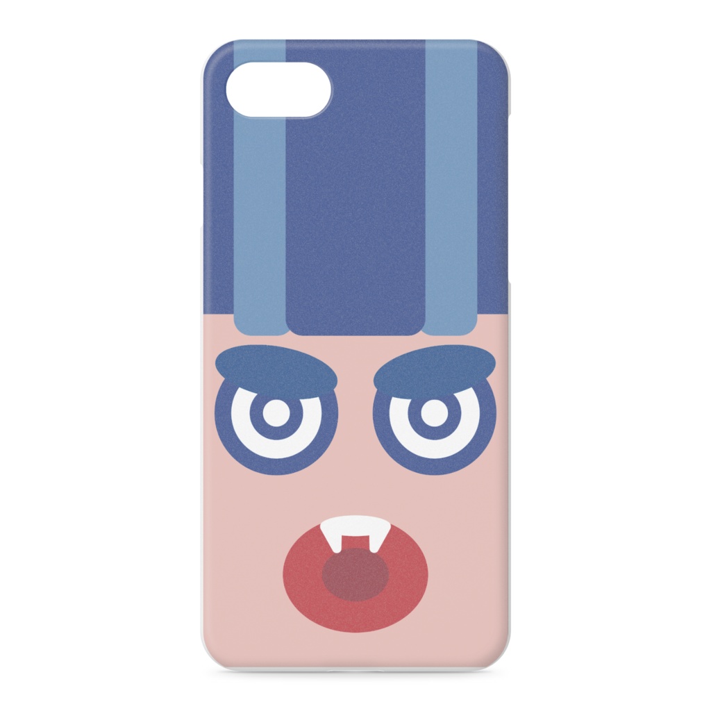 【正面のみ印刷】vampire/ブルー*iPhoneケース