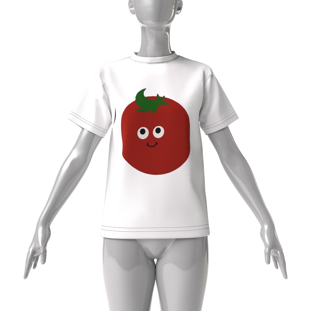 おやさい(とまと)ビッグシルエットTシャツ