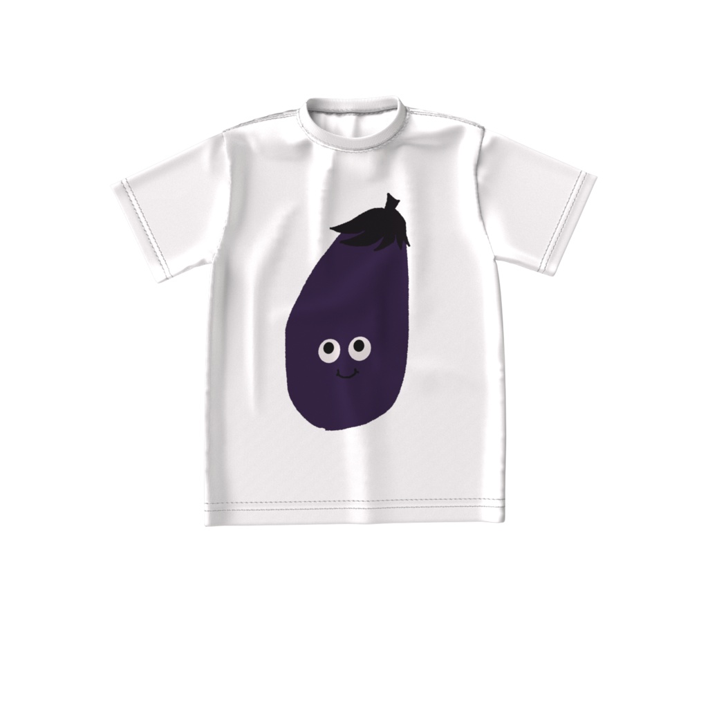 おやさい(なすび)ビッグシルエットTシャツ