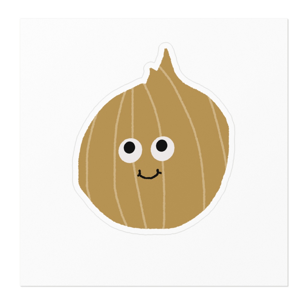 おやさい(たまねぎ)ステッカー