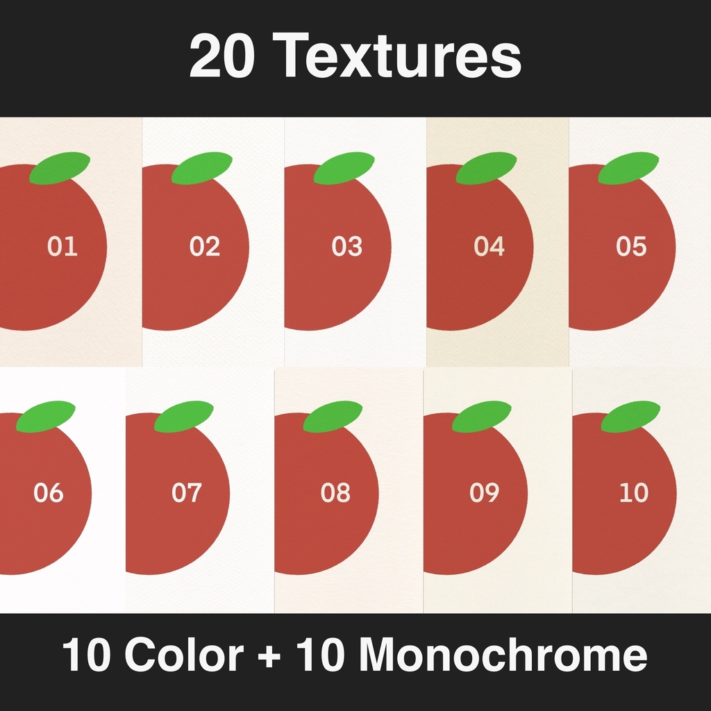 紙 テクスチャー セット 20枚