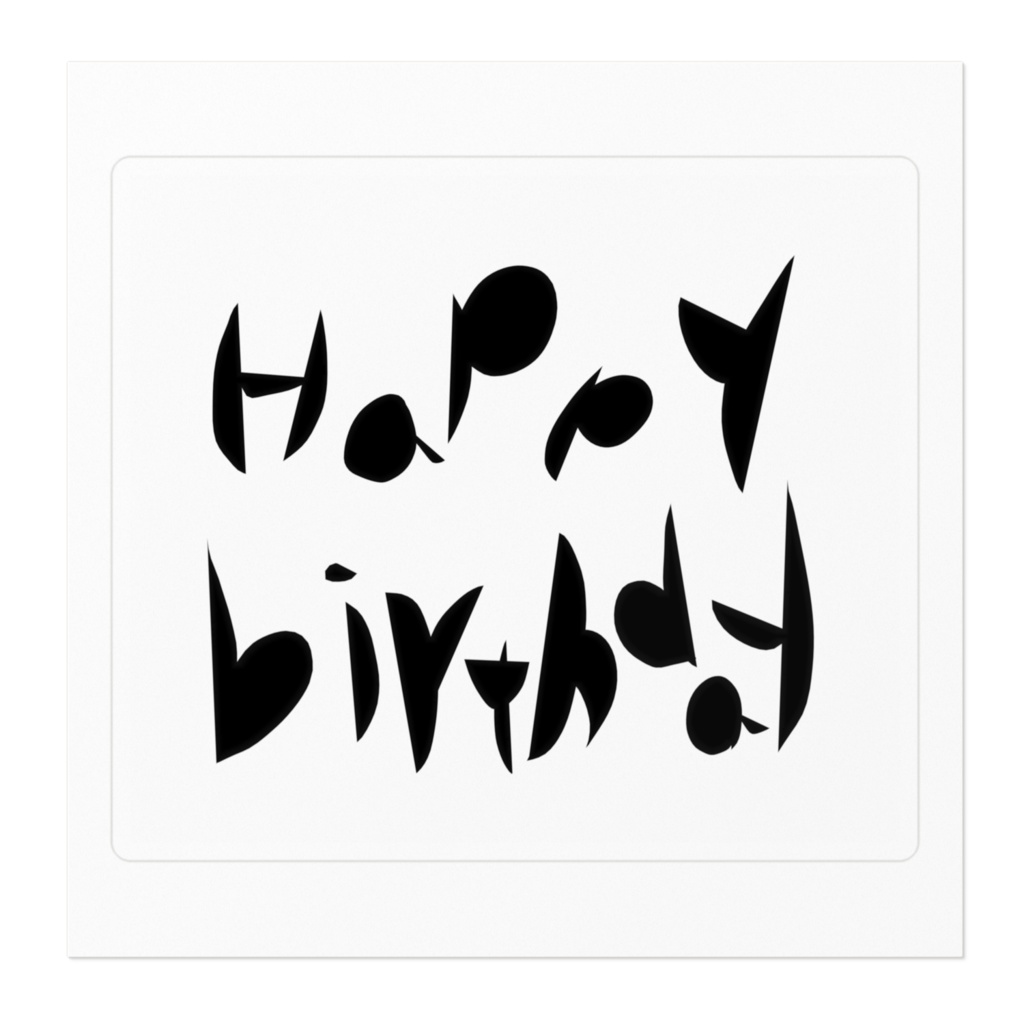 Happy Birthday*ステッカー