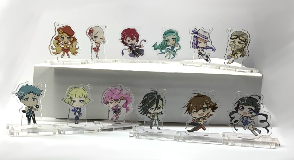 アイドル衣装ハーツ組アクリルスタンド