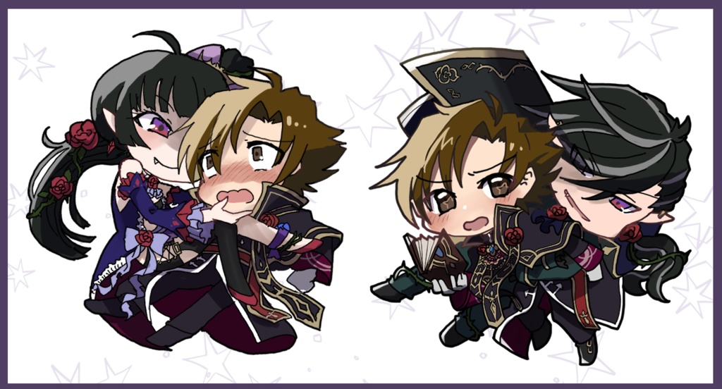 ハロウィン衣装ハーツ兄妹×シングアクスタ