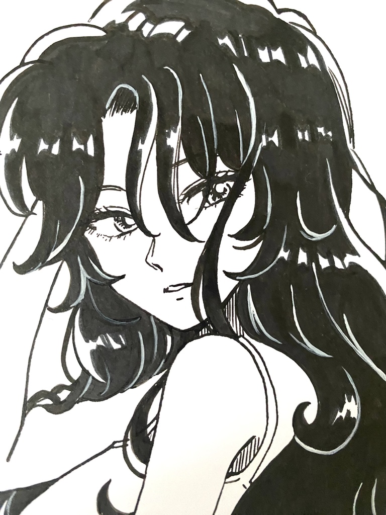 アナログイラスト_モノクロ