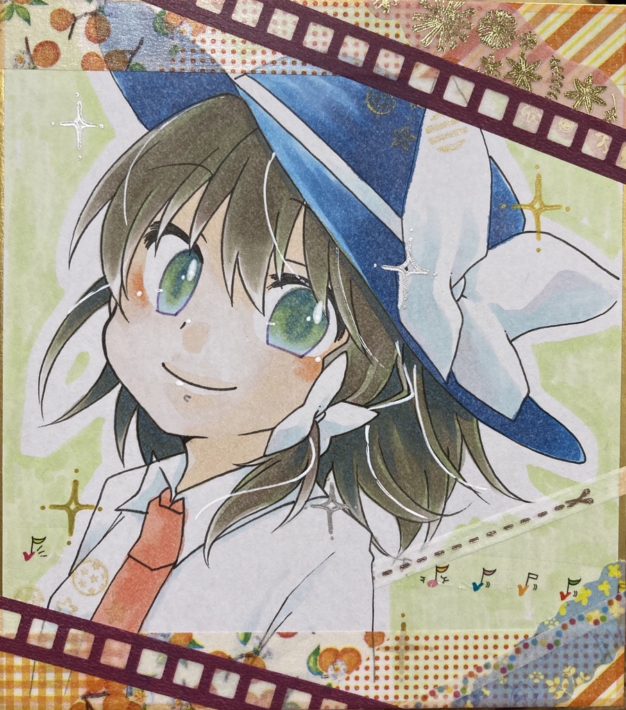 秘封倶楽部　蓮子　ミニ色紙