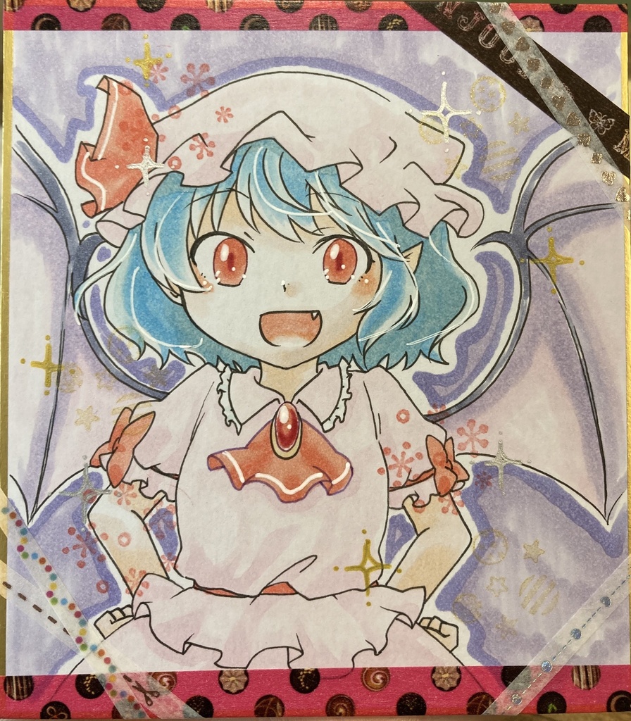 レミリア　ミニ色紙