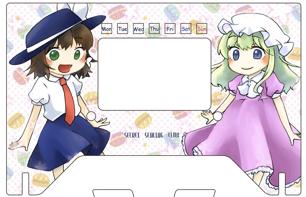 秘封倶楽部 アクリル卓上カレンダー