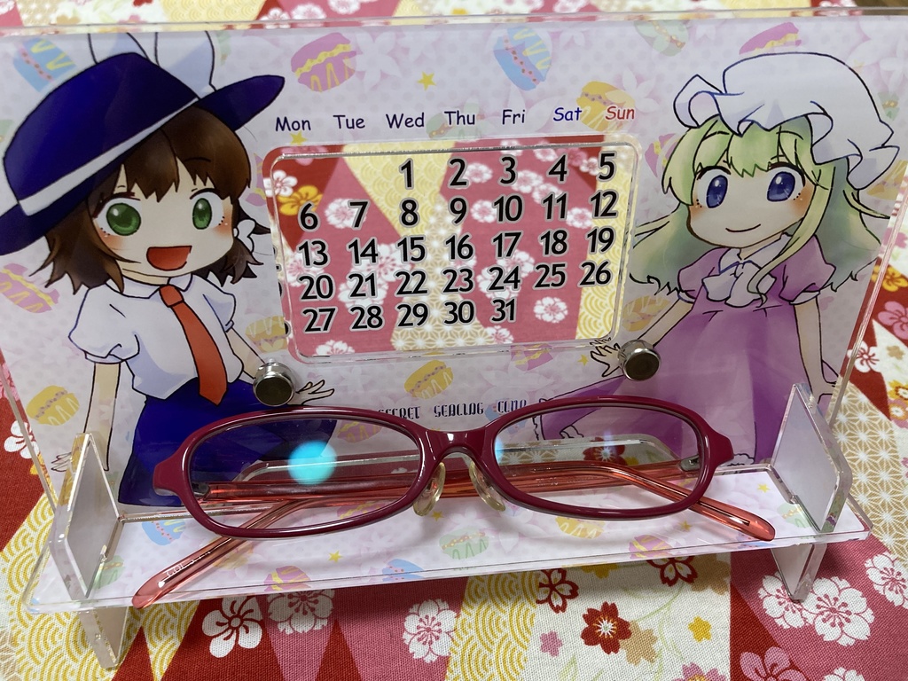 秘封倶楽部 アクリル卓上カレンダー