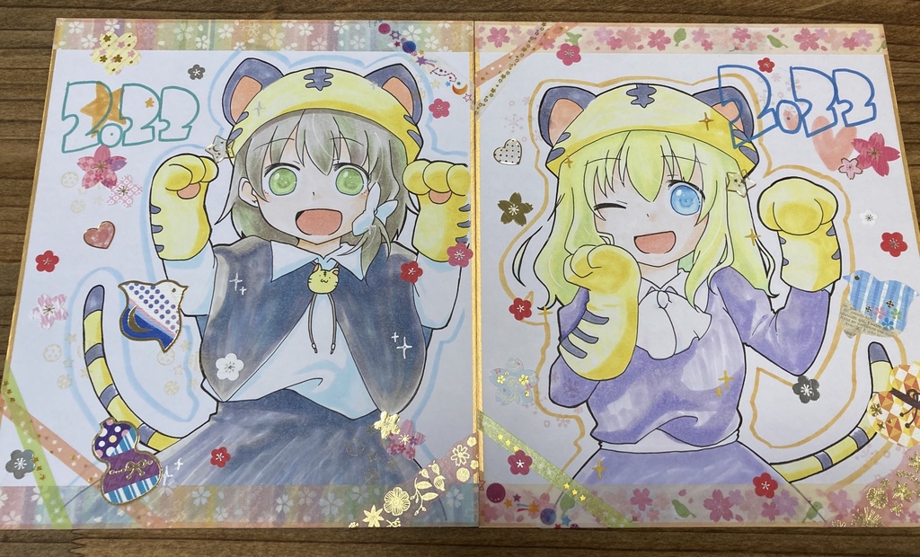 秘封倶楽部　色紙中サイズ