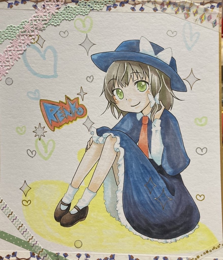 蓮子　色紙中サイズ