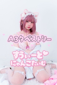 すうぃーとにゃんこたいむ A3タペストリー