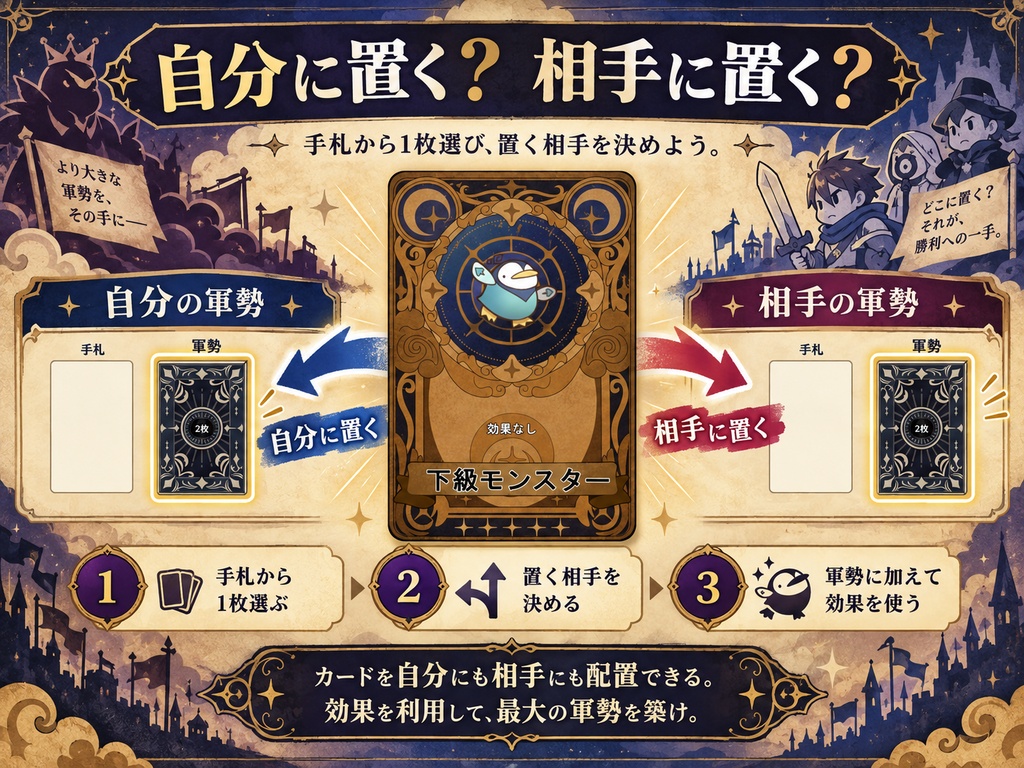 【ココフォリア対応】魔王軍は勇者パーティーに敗北しました。|2~4人用カードゲーム