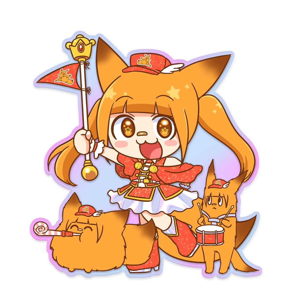 オーロラステッカー【2.5周年】