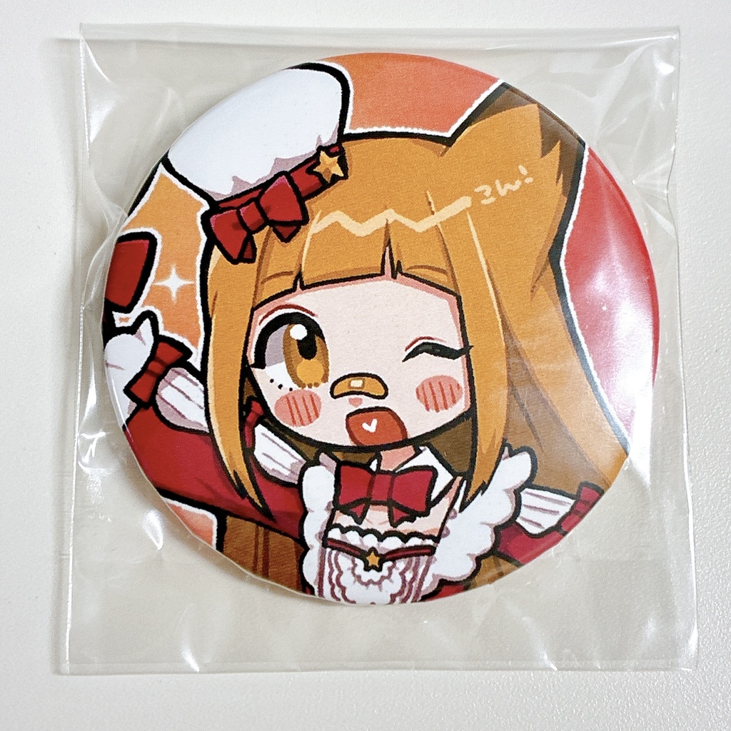 缶バッジ『1周年衣装こんちゃん（じゃーん！）』