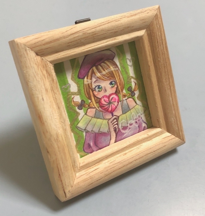 ミニ原画（額付き）
