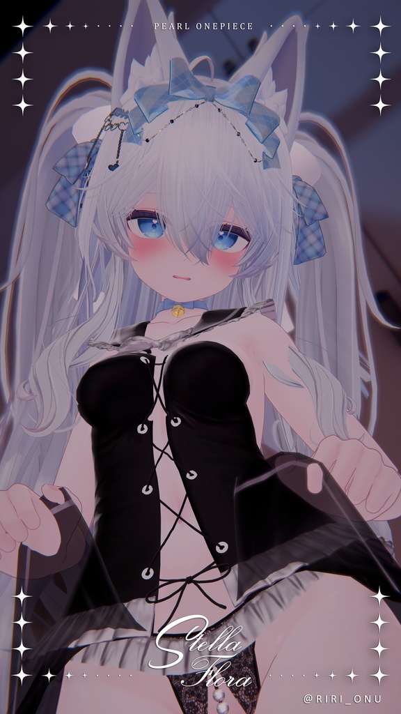 【8アバター対応】Pearl Onepiece【VRChat】