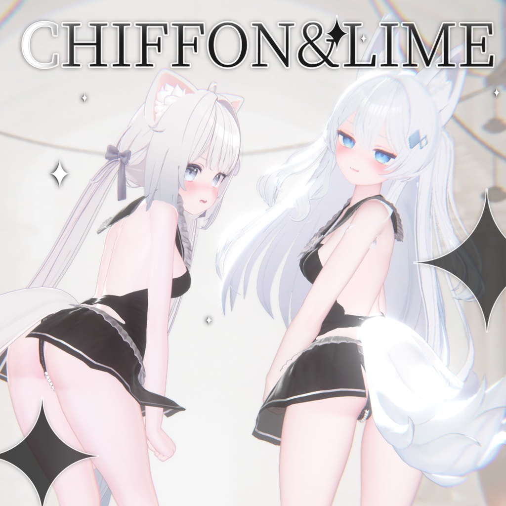 【8アバター対応】Pearl Onepiece【VRChat】