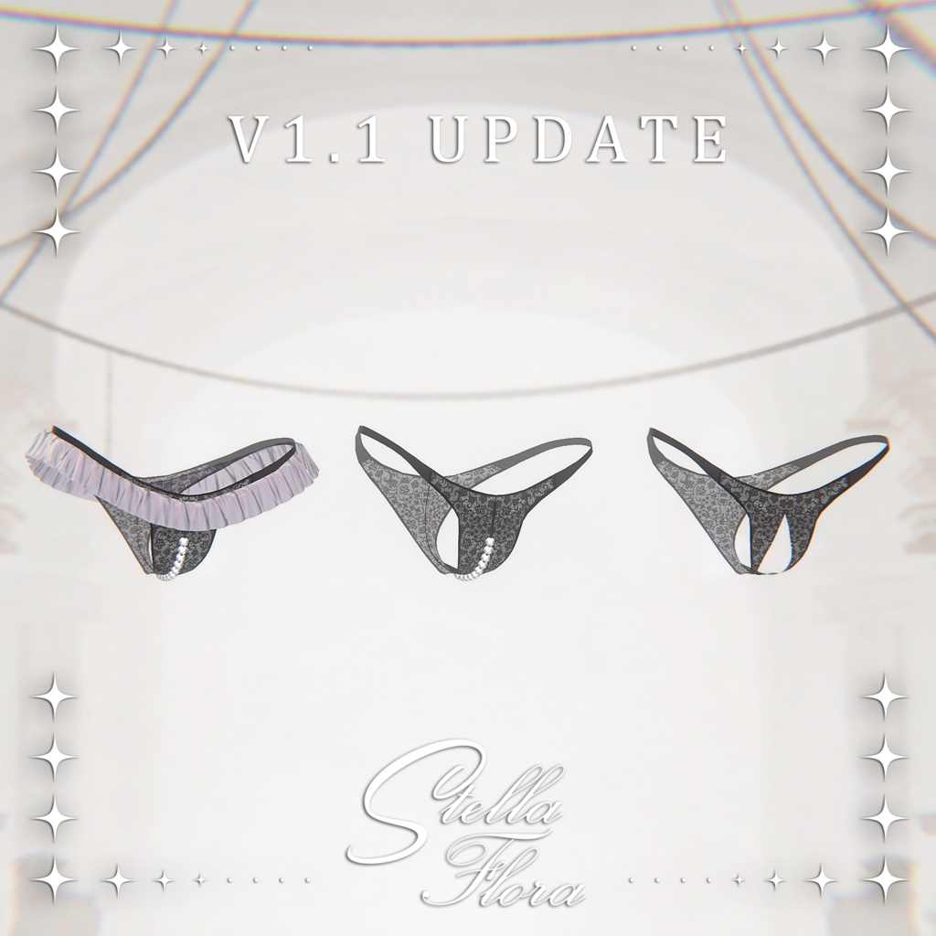 【8アバター対応】Pearl Onepiece【VRChat】