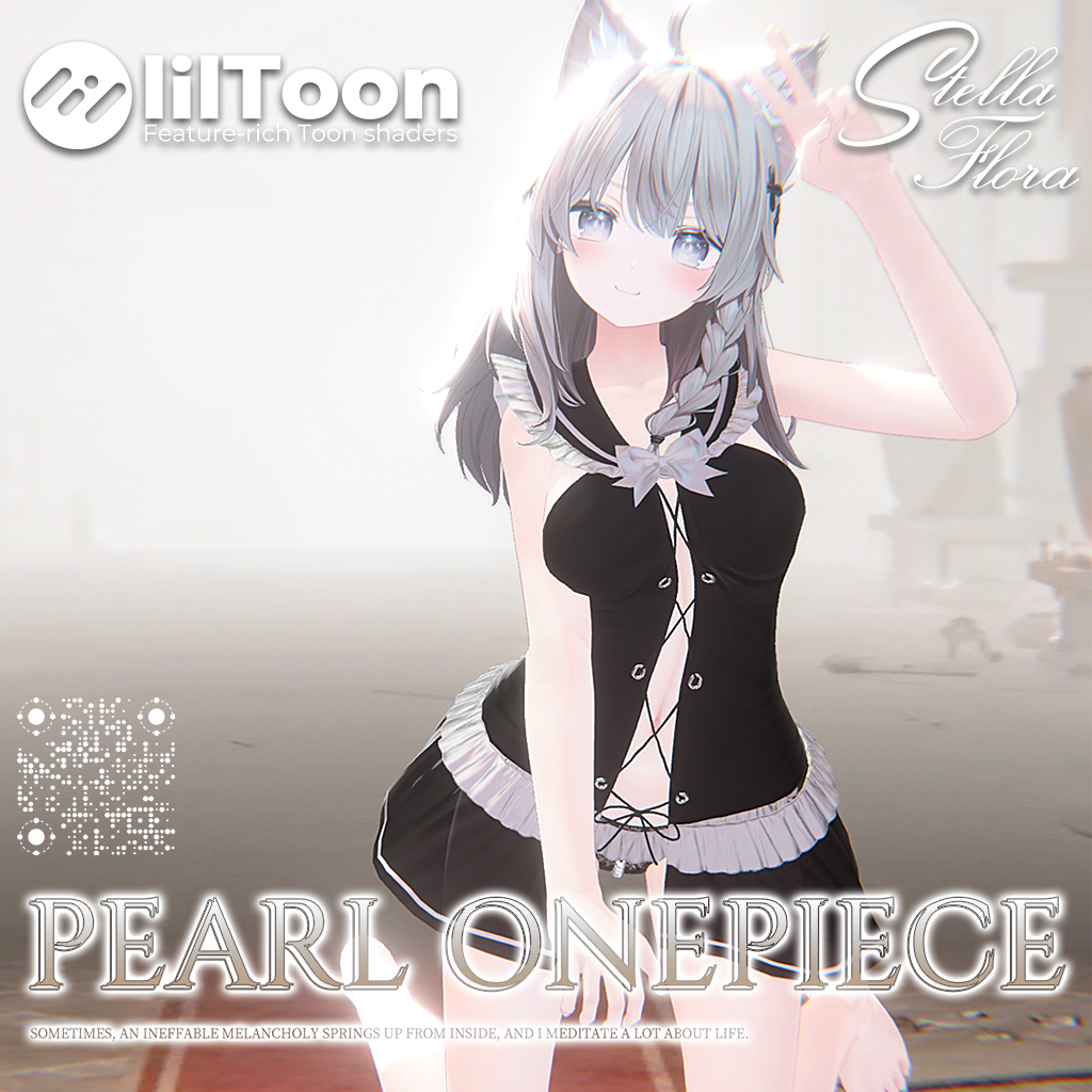 【8アバター対応】Pearl Onepiece【VRChat】