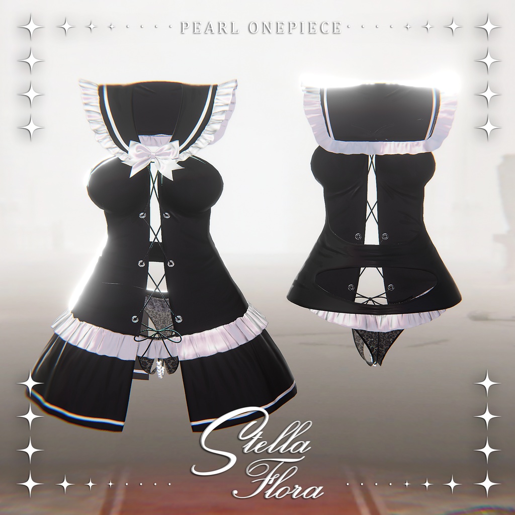 【8アバター対応】Pearl Onepiece【VRChat】