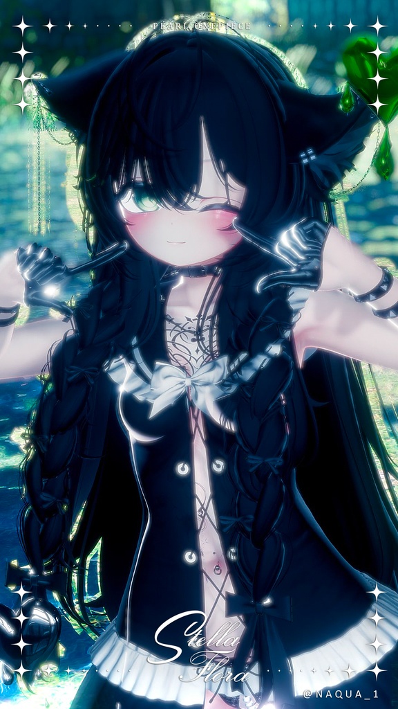 【8アバター対応】Pearl Onepiece【VRChat】