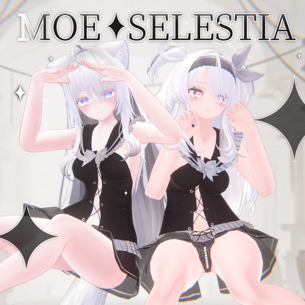 【8アバター対応】Pearl Onepiece【VRChat】